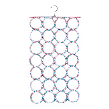 Blue and Pink Scarf Hanger - Click Image to Close